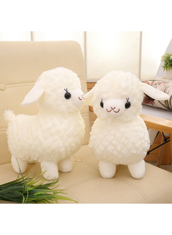 Doll Machine Doll Simulation Alpaca Plush Toy Children's Doll Festival Activities Special 8 Inch Gift-Height:25cm - Image 2