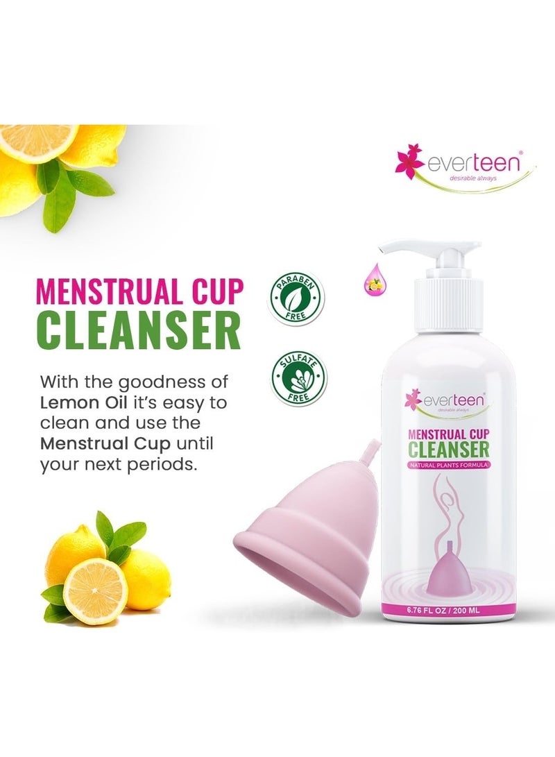 إيفرتين منظف ​​كأس الدورة الشهرية للنساء من إيفيرتين بتركيبة نباتية (200 مل) - Image 5