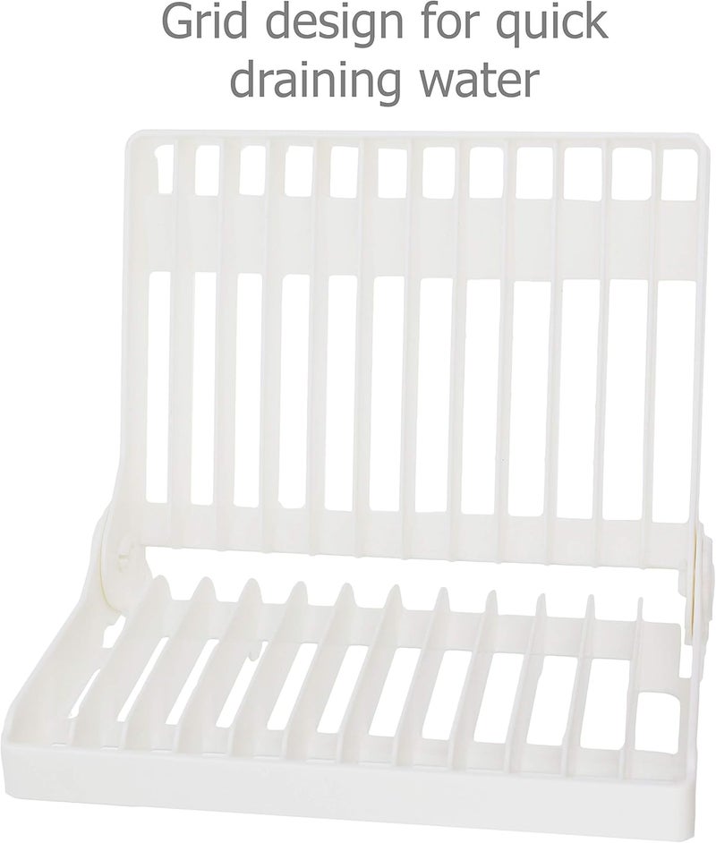 EIKS Foldable Drying Rack for Vegetable Fruit and Tableware Kitchen Sink Organizer - Image 4