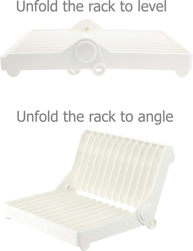 EIKS Foldable Drying Rack for Vegetable Fruit and Tableware Kitchen Sink Organizer - Image 2