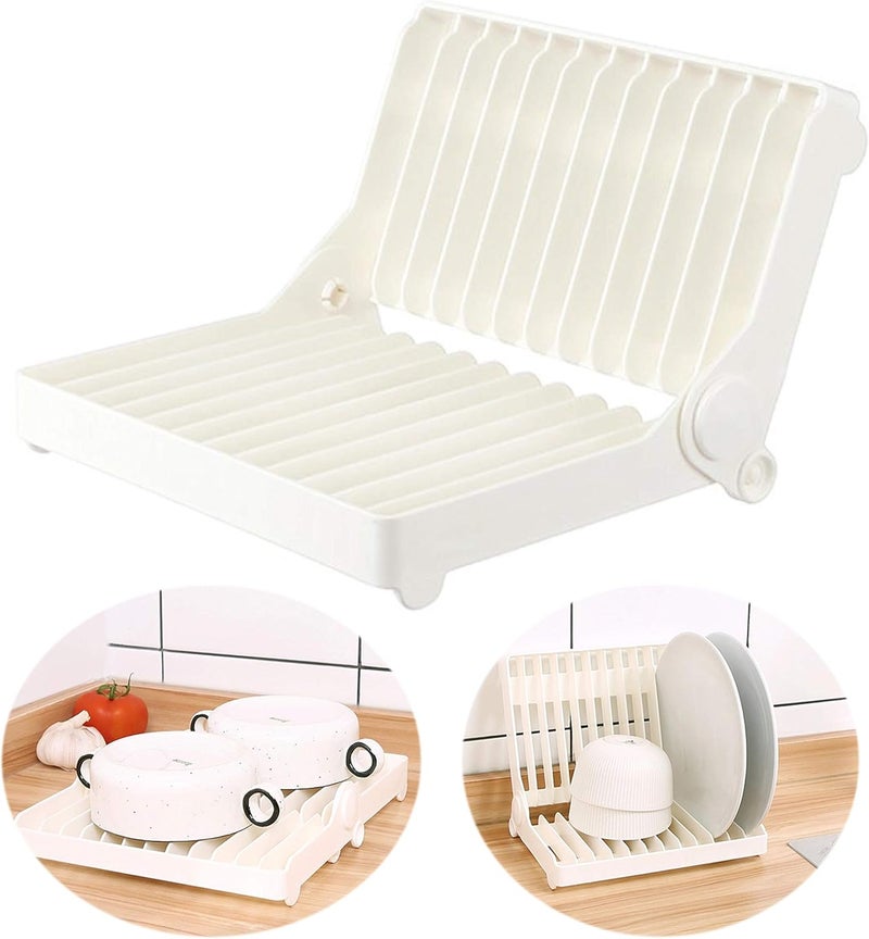 EIKS Foldable Drying Rack for Vegetable Fruit and Tableware Kitchen Sink Organizer - Image 1
