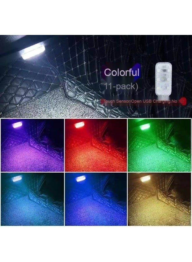 مصباح سقف لاسلكي يعمل بالاستشعار - إضاءة مغناطيسية بدون أسلاك مع شحن عبر USB