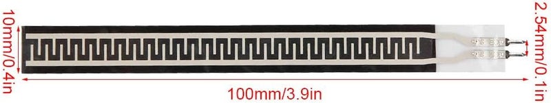 klarako Thin Film Pressure Sensor, ZD10-100 500g Flex Bend Sensor Resistance type Force Sensitive Resistor Force Sensing Resistor, FSR Sensor - Image 3