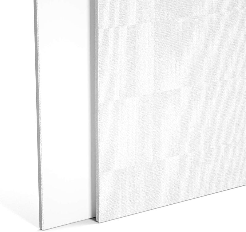 GOTIDEAL Canvases for Painting, 11x14 inch of 7, Professional Primed White Blank Flat Canvas Panels- 100% Cotton Artist Canvas Boards for Acrylics Painting, Oil Watercolor Tempera - Image 4