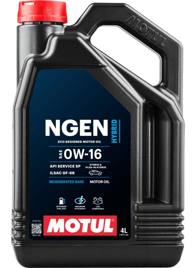 زيت محرك هجين 0W-16 NGEN سعة 4 لتر