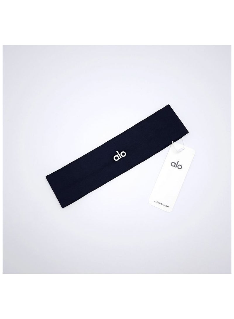alo ALO Yoga Headband - Elastic - Fitness Outdoor - Sports - Anti-slip - Sticky Headband - Black