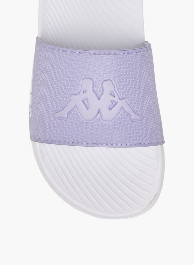 Kappa Girls' Logo Detail Slides  - Image 3