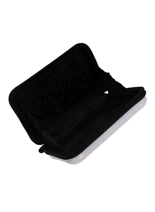 NIBEMINENT Plastic Zip Closure Makeup Bag White - Image 5