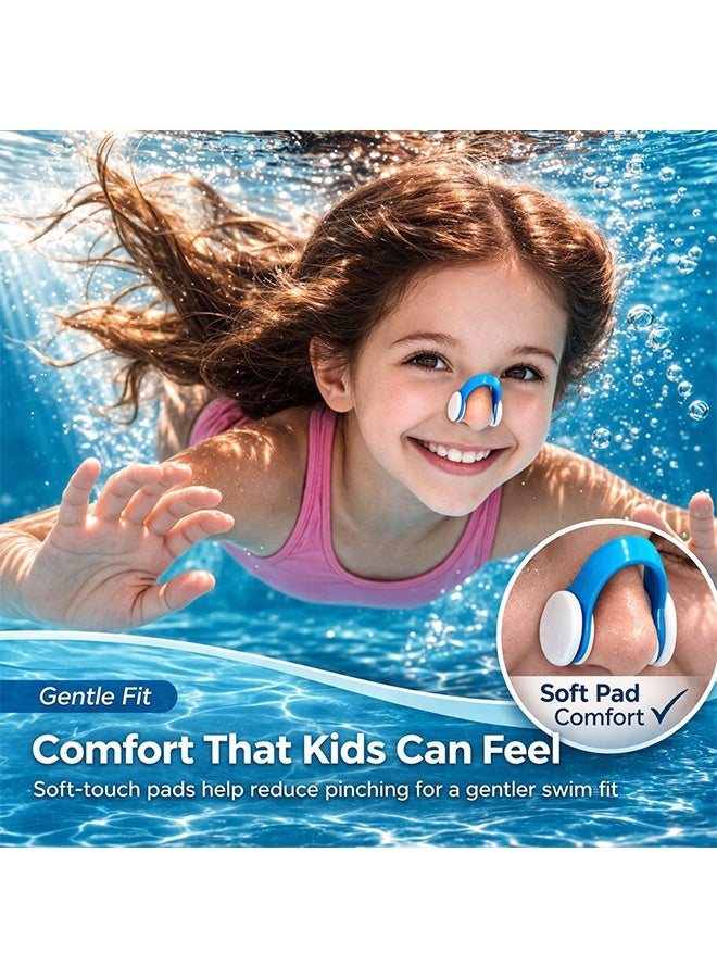 GD 10 Pcs Silicone Swimming Nose Clip Anti-Slip Swim Nose Plugs with Storage box for Kids (Age 7+) and Adults - Waterproof Pool Nose Plugs No Leak Nose Protectors for Diving Swimming and Other Water Sports - Image 5