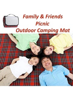 MOMENT Foldable 147X177Cm Outdoor & Picnic Blanket Extra Large Sand Proof And Waterproof Portable Beach Mat For Camping Hiking Festivals Multicolor  - Image 5