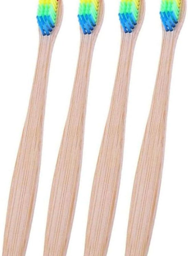 8Pcs Colorful Handle Adult Toothbrushes Soft Bristles Ergonomic Design For Travel And Home Use - Image 4