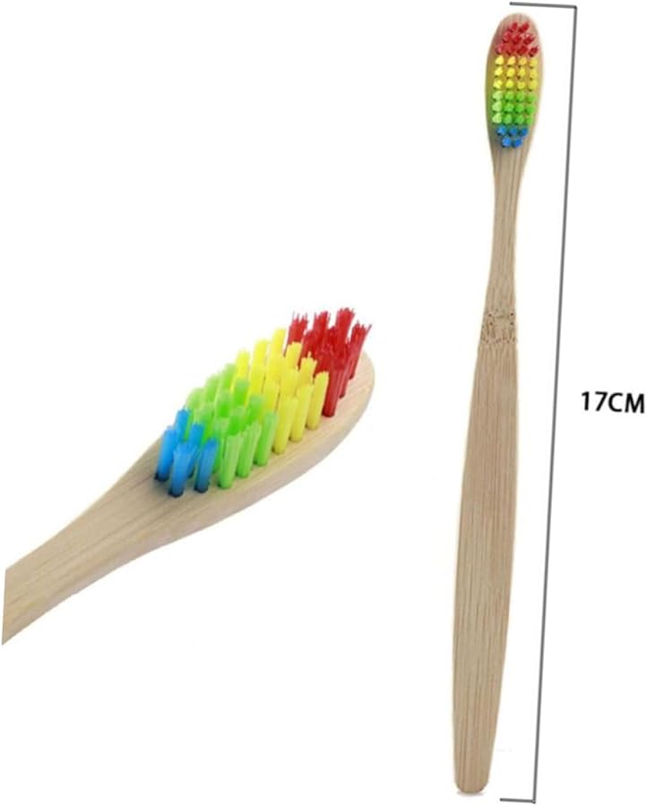 8Pcs Colorful Handle Adult Toothbrushes Soft Bristles Ergonomic Design For Travel And Home Use - Image 5