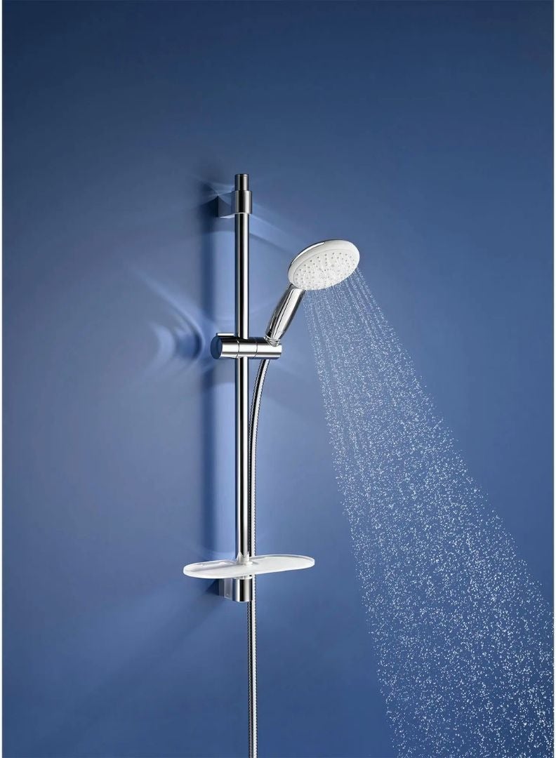 جروهي Grohe Shower And Bathroom Fixtures, Shower Rail Set With 4 Sprays Hand Shower - Tempesta 100 Collection, International Variation 2843600F - Image 2