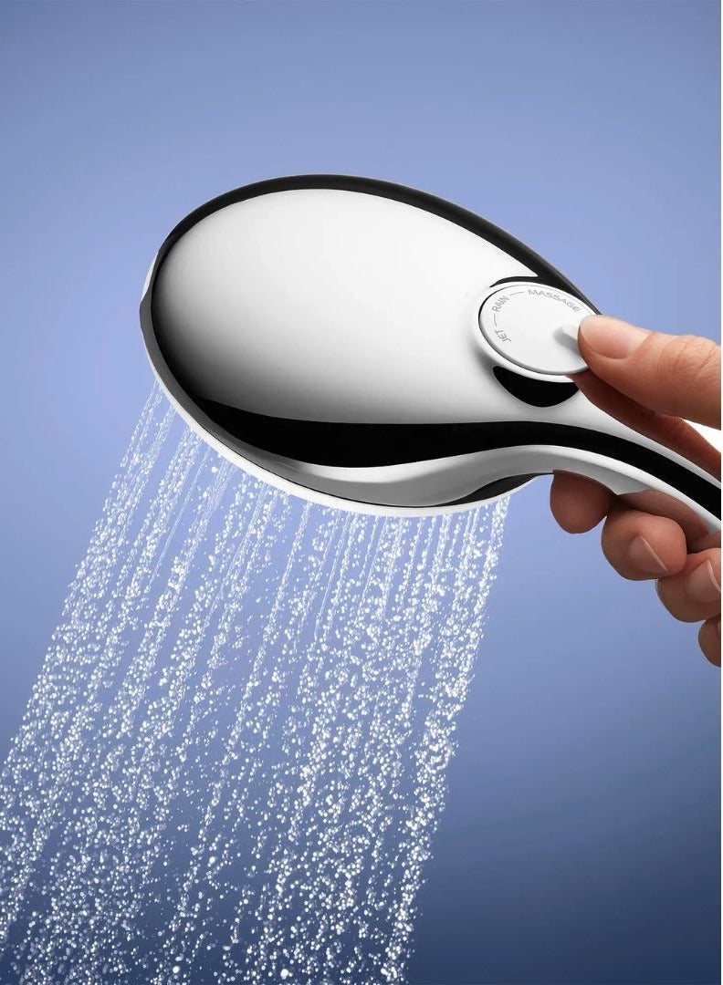 جروهي Grohe Shower And Bathroom Fixtures, Shower Rail Set With 4 Sprays Hand Shower - Tempesta 100 Collection, International Variation 2843600F - Image 3