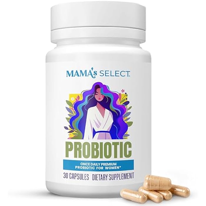Mama's Select Prenatal Probiotics for Pregnant Women – Pregnancy, Postnatal & Postpartum Support – Aids Lactation, Breastfeeding, Digestion, Morning Sickness, Baby Microbiome – 30 Capsules - Image 1