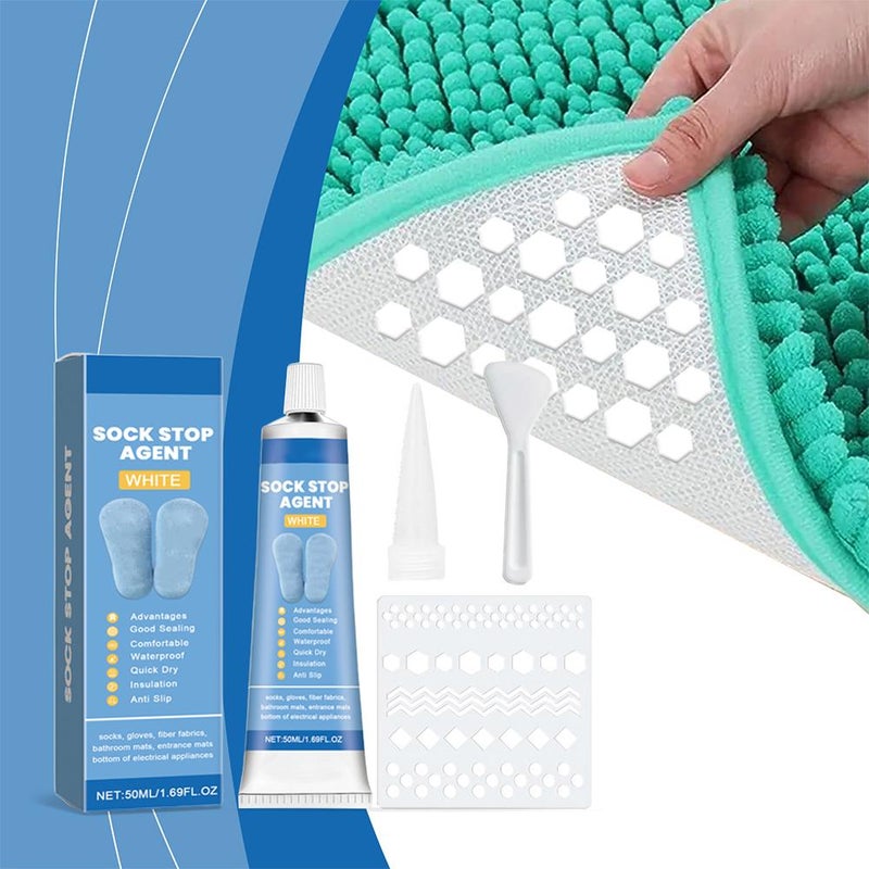 Jue-Fish Sock Anti-Slip Gel Set - Everyday Stockings, Shoe Heel Silicone Anti-Slip and Waterproof Gel Set - Image 5