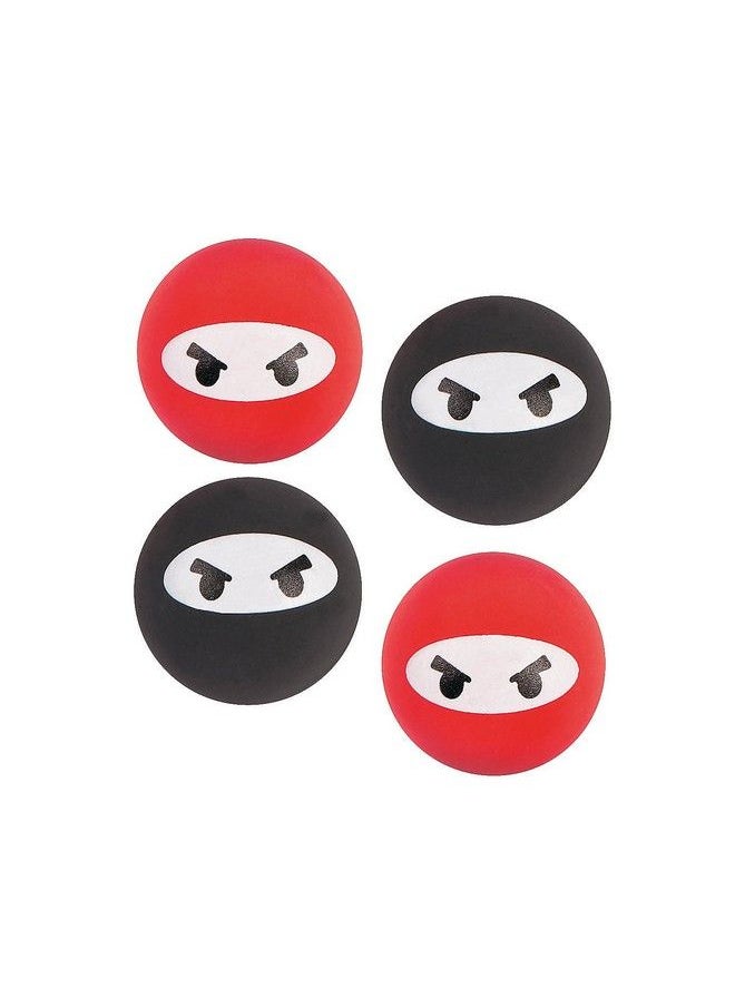 Fun Express Ninja Bouncing Balls Toys Balls Bouncing Balls 12 Pieces  - Image 1