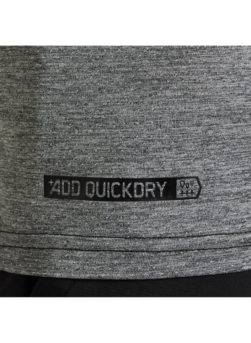 Outventure Men’s Dark Grey T-Shirt – Lightweight, Breathable Fabric, Classic Fit, Soft & Comfortable for Outdoor & Casual Wear - Image 5