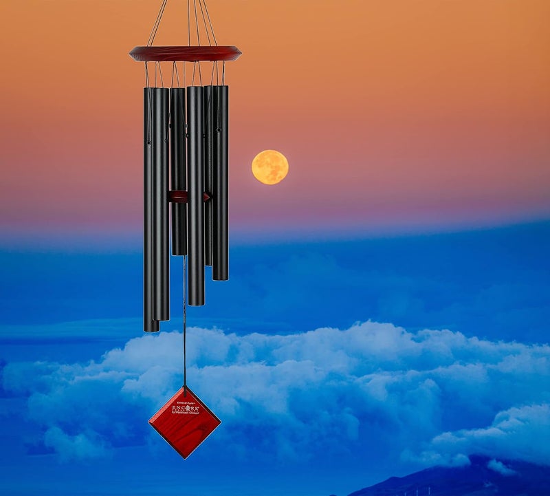 Woodstock Chimes Encore Collection Black of Pluto Windchime - Hand-Tuned Musical Chime - Image 3