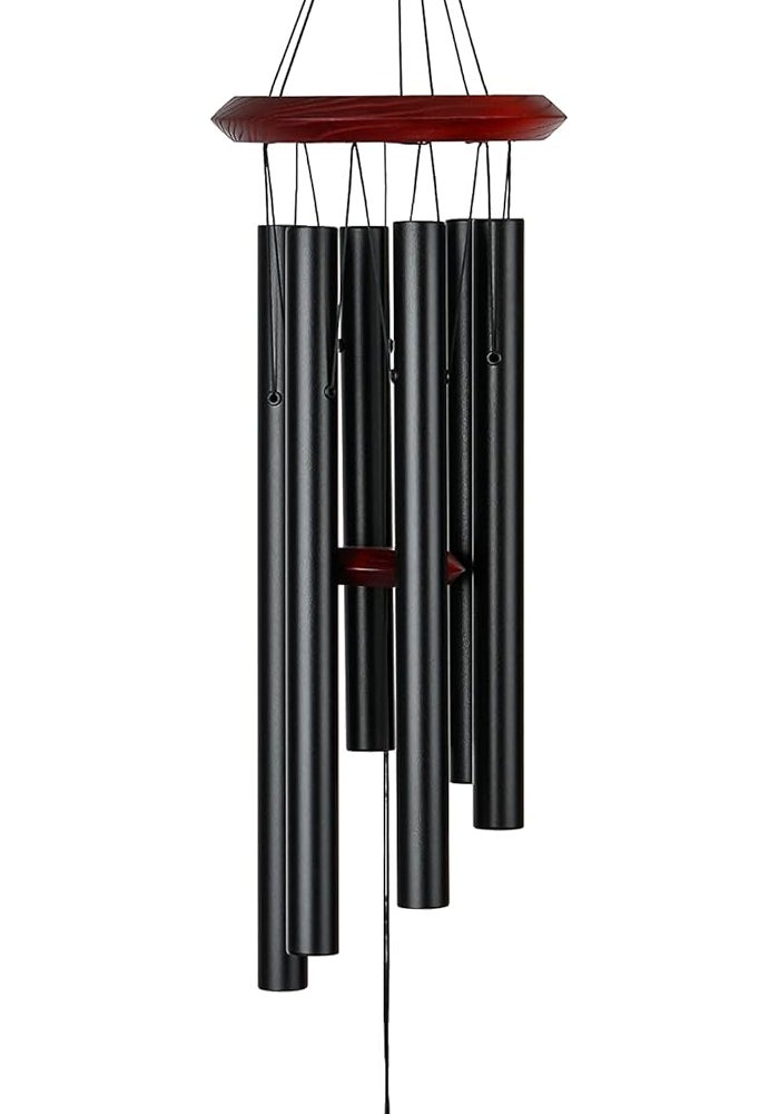 Woodstock Chimes Encore Collection Black of Pluto Windchime - Hand-Tuned Musical Chime - Image 2