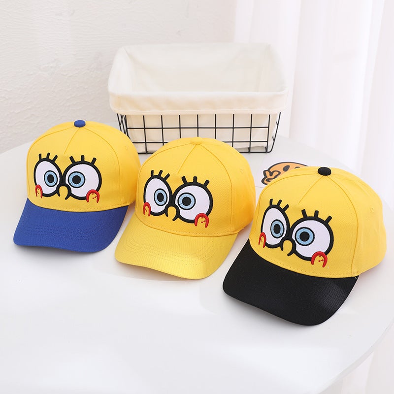 Kids Cap SpongeBob Color Block Hat Cotton - Image 4