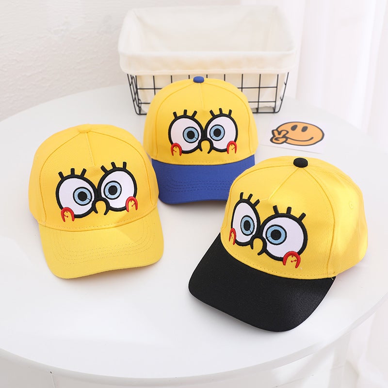 Kids Cap SpongeBob Color Block Hat Cotton - Image 2