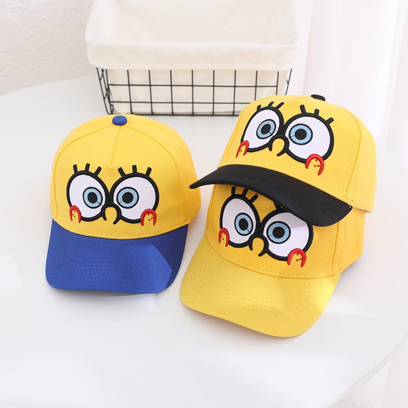 Kids Cap SpongeBob Color Block Hat Cotton - Image 3