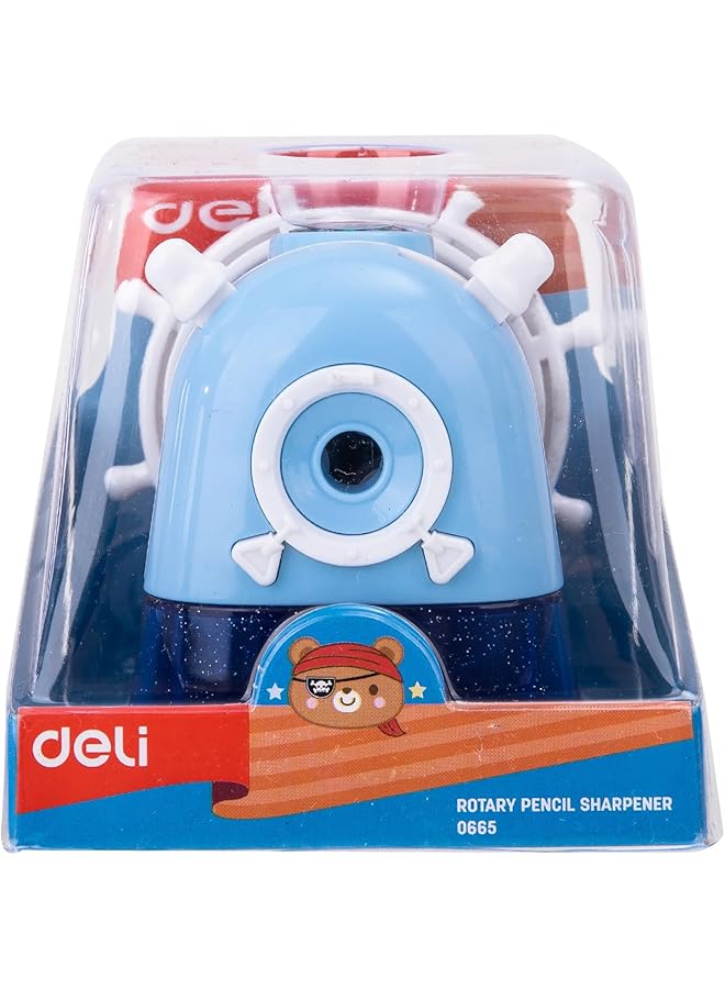 ديلي مبراة يدوية لقلم رصاص دوار للأطفال مقاس 112 مم × 103 مم × 98 مم - Image 1
