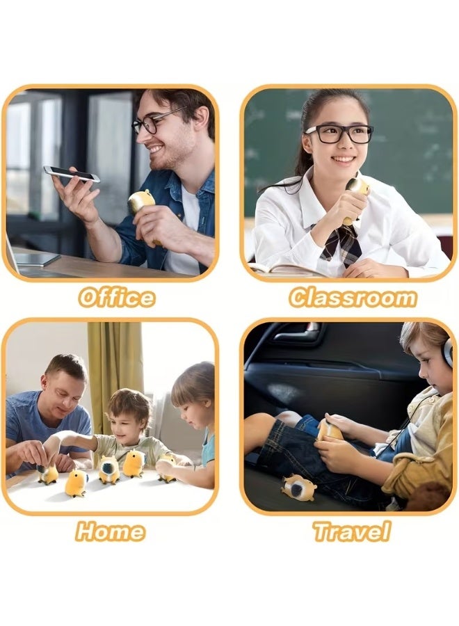 Goolsky 1pc Capybara Toy - Quick Bounce, Durable Rubber, Unique Animal Cute, Perfect for Party Gifts and Holiday Presents, Creative Novelty Squeeze - Image 2