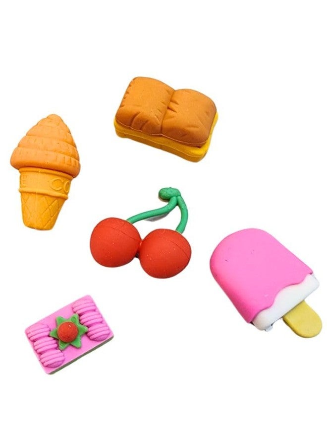 Pack of 6 Bakery Candy Erasers Set |Toy erasers|Candy Theme |Return Gifts for Kids|Party Favors|Total 6 Packs - Image 4