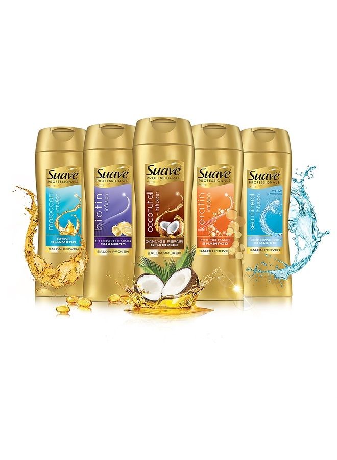 Suave شامبو محترفين اللمعان، infusion مغربي، 12.6 أونصة - Image 2
