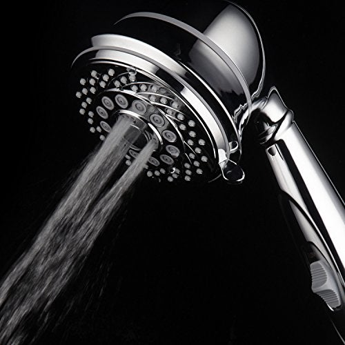 Hotel Spa AquaCare by Hotel Spa 7-Setting Filtered Handheld Shower Head with Patented ON/OFF Pause Switch and Enriched KDF Shower Filter Cartridge Inside 4 Inch - Image 4