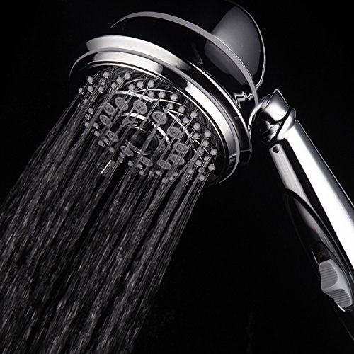Hotel Spa AquaCare by Hotel Spa 7-Setting Filtered Handheld Shower Head with Patented ON/OFF Pause Switch and Enriched KDF Shower Filter Cartridge Inside 4 Inch - Image 3