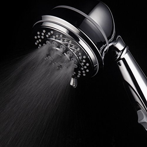 Hotel Spa AquaCare by Hotel Spa 7-Setting Filtered Handheld Shower Head with Patented ON/OFF Pause Switch and Enriched KDF Shower Filter Cartridge Inside 4 Inch - Image 5