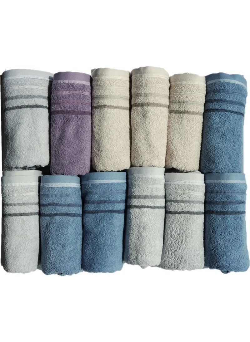 Mixed Color Hand and Face Towels 12 Pieces - pzsku/ZB471C0C9D7151FA36BF1Z/45/_/1730484832/a2f33065-8b16-4bf0-963a-33136bd23402