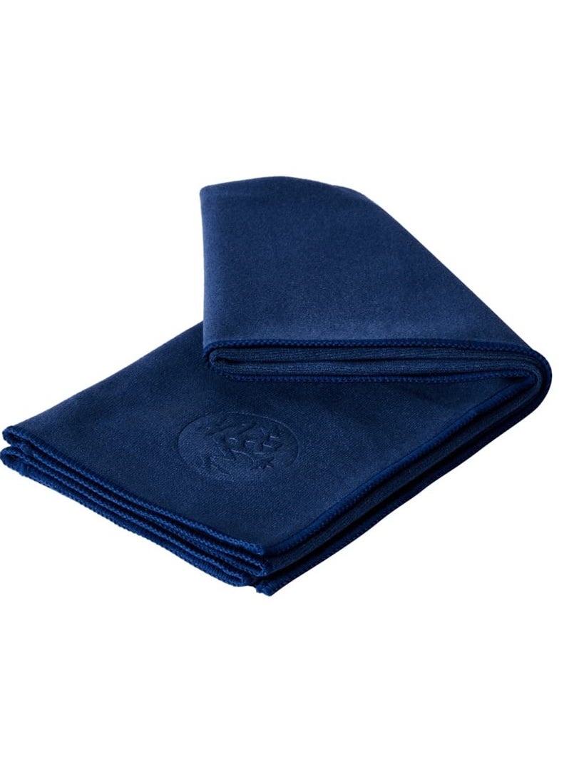 Manduka EQUA YOGA HAND TOWEL MIDNIGHT 16 INCH  - Image 2