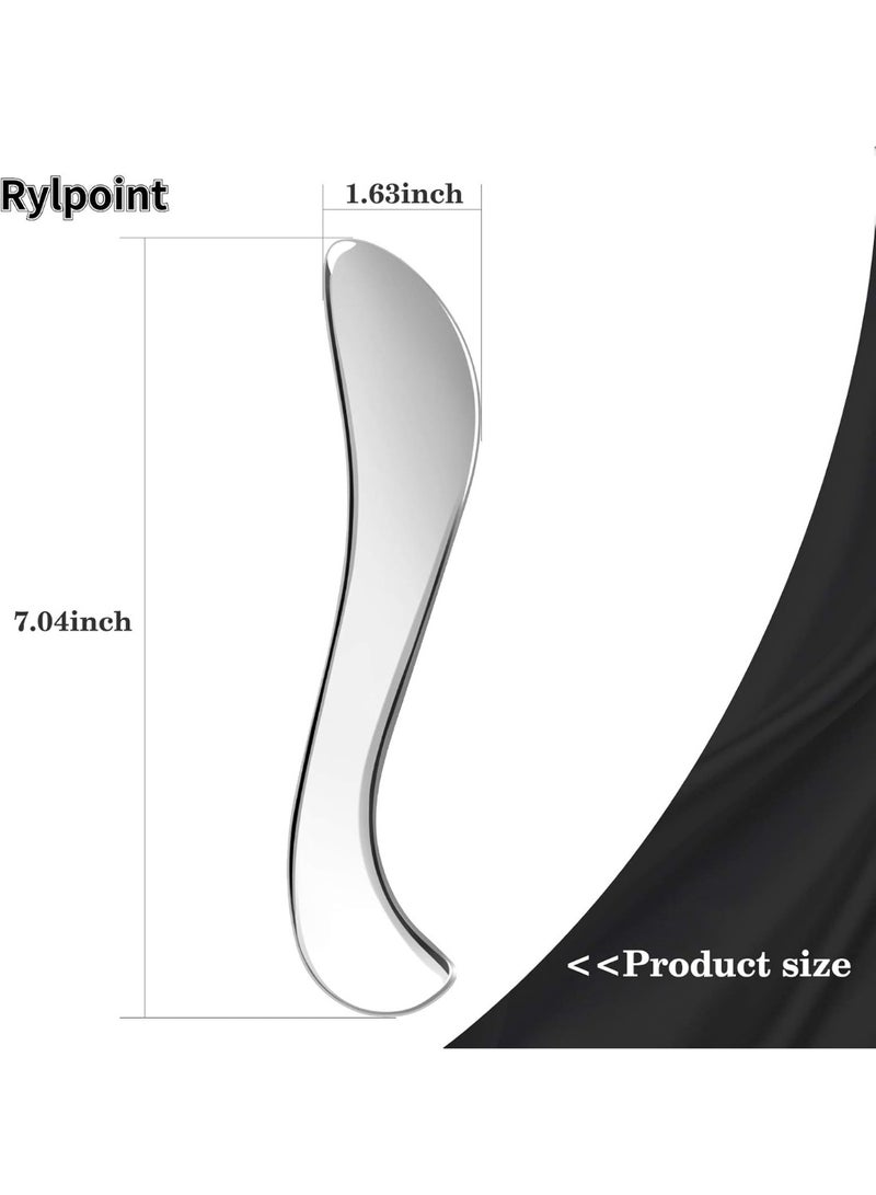 Gua sha,Physical Therapy fsa,Fsa,Massage Tools,Gua sha Facial Tools,Muscle Scraper Tool,Perineal Massage Tool,Graston Tool,Fascia Blaster,Scraper Tool,Guasha Tool,Stainless Steel gua sha - Image 2
