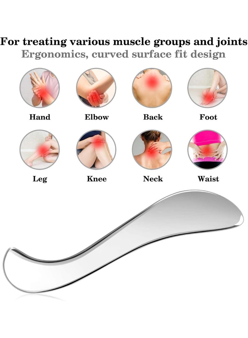 Gua sha,Physical Therapy fsa,Fsa,Massage Tools,Gua sha Facial Tools,Muscle Scraper Tool,Perineal Massage Tool,Graston Tool,Fascia Blaster,Scraper Tool,Guasha Tool,Stainless Steel gua sha - Image 5