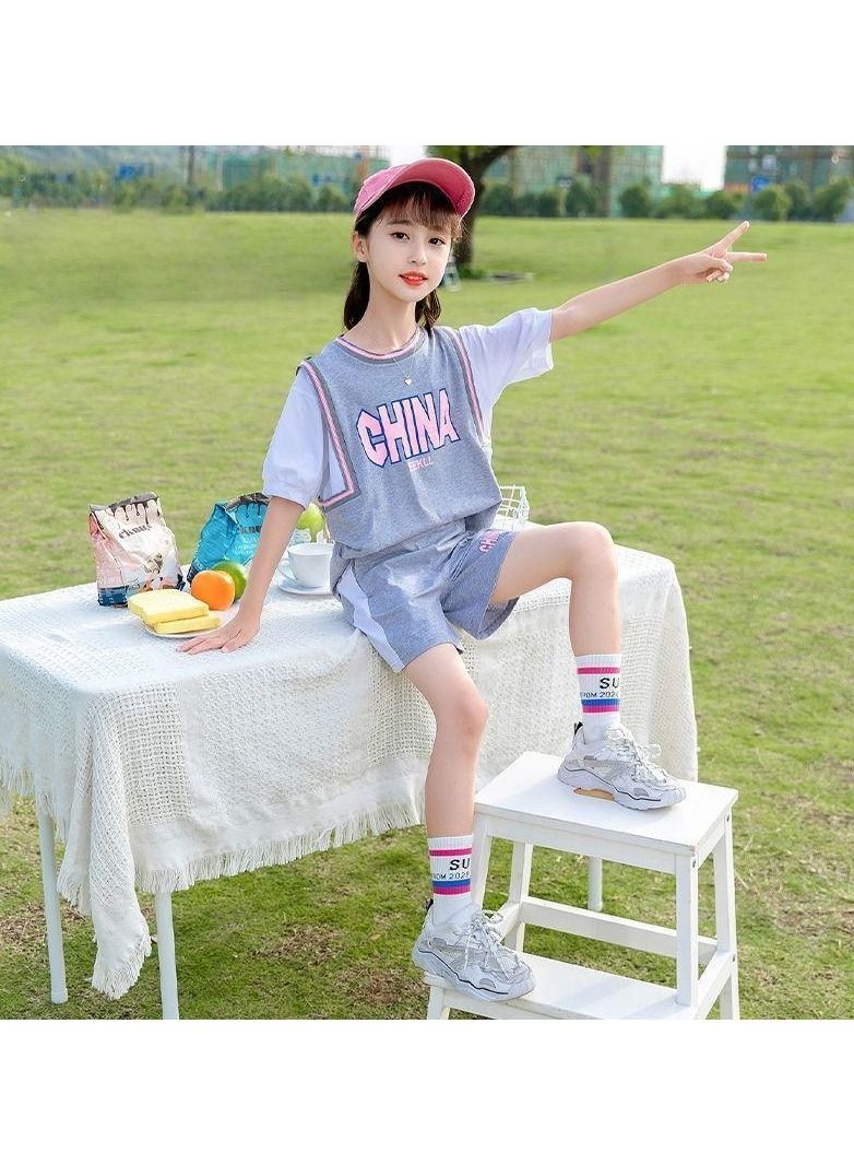 KUYING Neutral Children's Basketball Suit Set  - Image 1