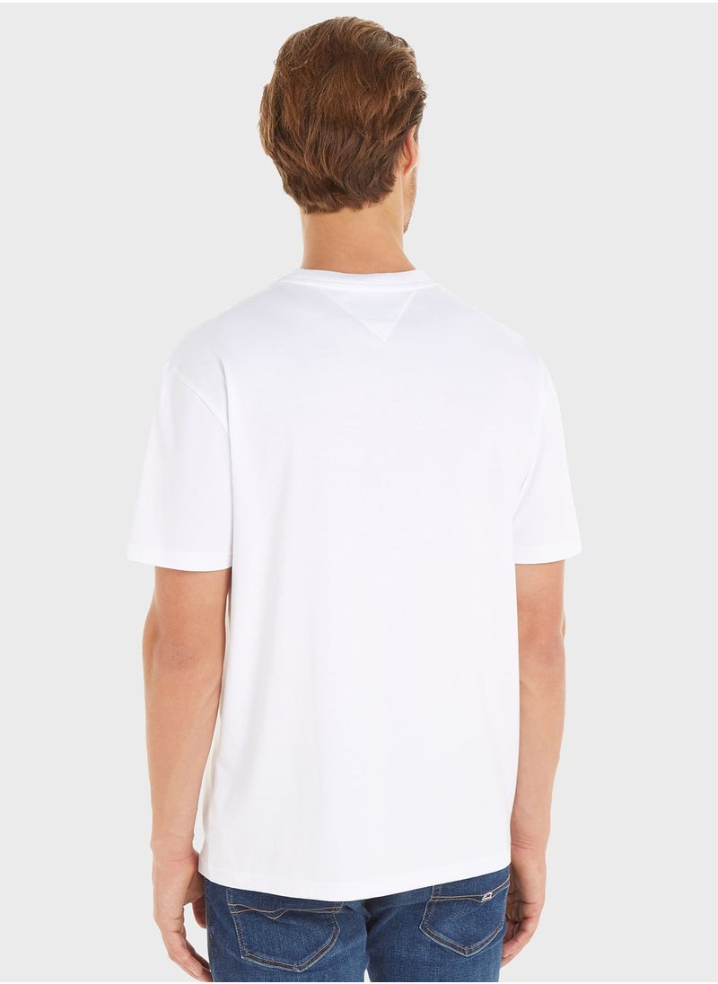 TOMMY JEANS - Colorblock Crew Neck T-Shirt - Image 1