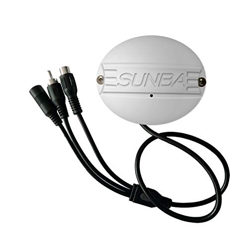 Sunba Outdoor Microphone for IP Security Cameras High Sensitivity Audio Pick-up with Warning Decal-No Screws - Image 1