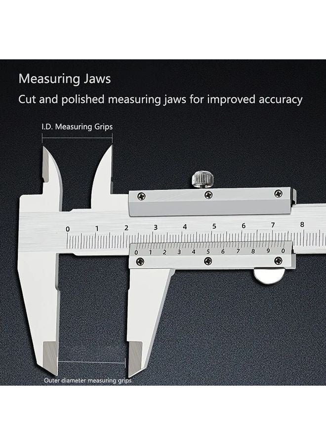 Vernier Caliper 11956 Precision Mechanical Caliper Durable Alloy Construction 5 64oz - Image 4