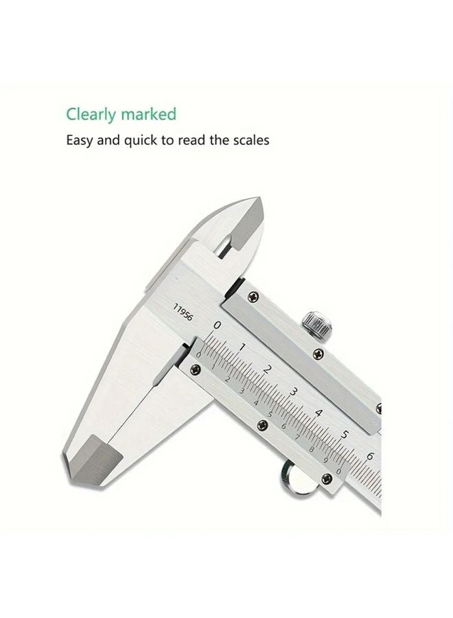 Vernier Caliper 11956 Precision Mechanical Caliper Durable Alloy Construction 5 64oz - Image 3