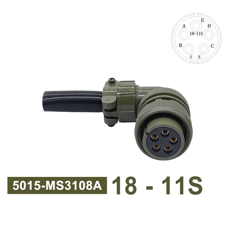 موصلات دائرية قابس 3108 18 11S MS3102A MS3106A MS3108A - Image 3