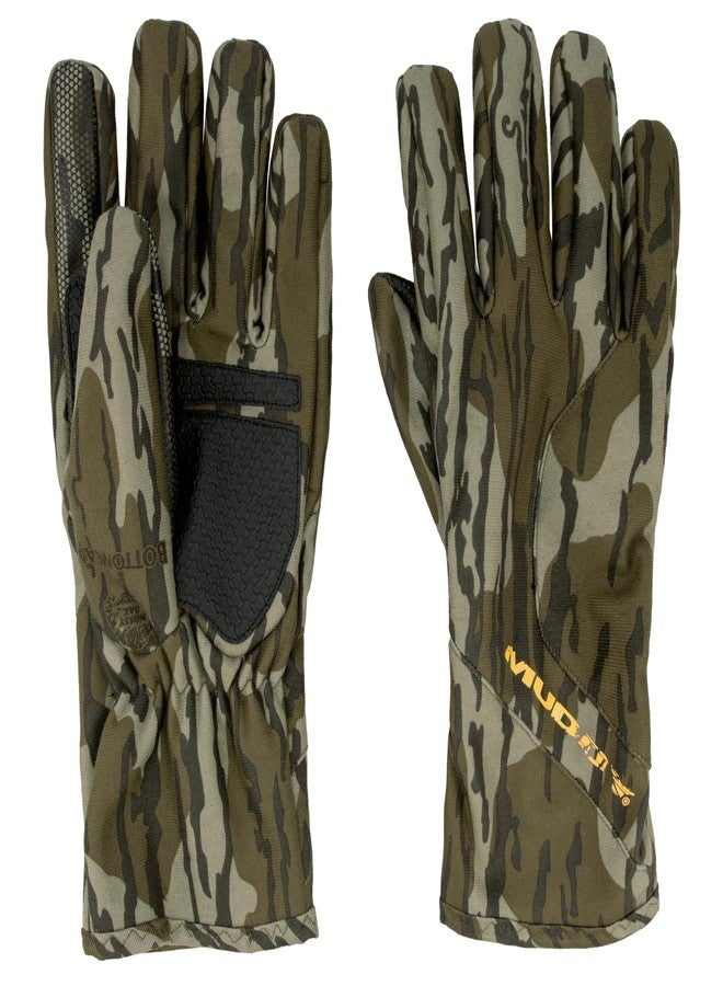 قفازات Muddy Outdoors الرجالية المقاومة للرياح TRX بنمط Mossy Oak Bottomland، مقاس كبير - Image 1