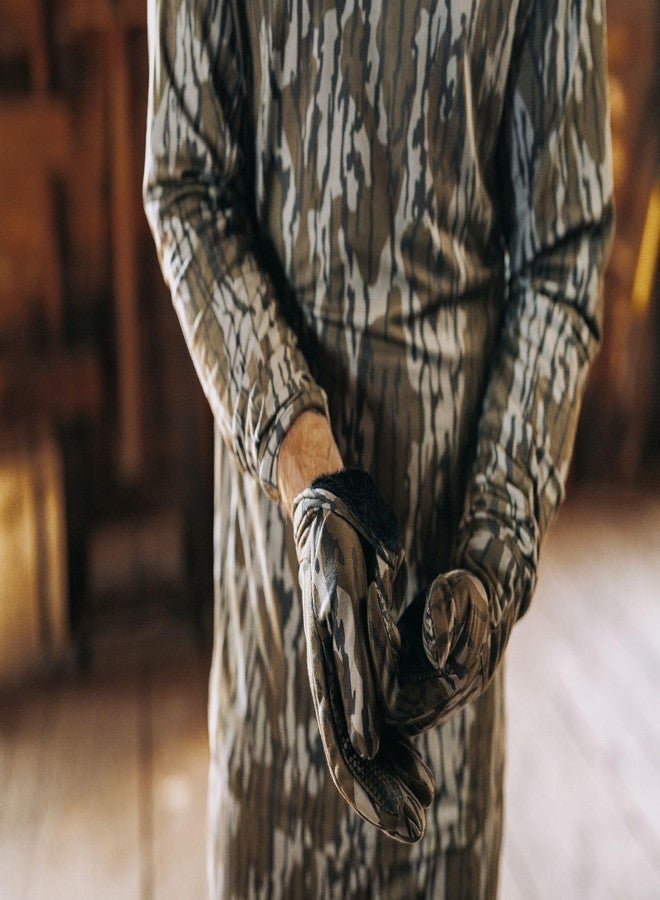 قفازات Muddy Outdoors الرجالية المقاومة للرياح TRX بنمط Mossy Oak Bottomland، مقاس كبير - Image 2