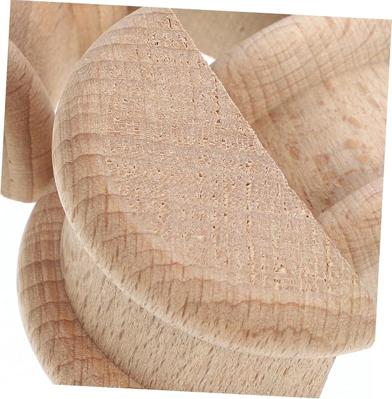 Wood Carved Roman Column Applique Onlay Natural Wood Home Decor 5 Pack - Image 5