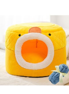 A.M Cute Cat Tent House Cat Tent for Small Cat with Removable Cushion Pet Cat Bed House for Small Medium Pets Sleeping Indoor,50*50*36cm  - Image 1