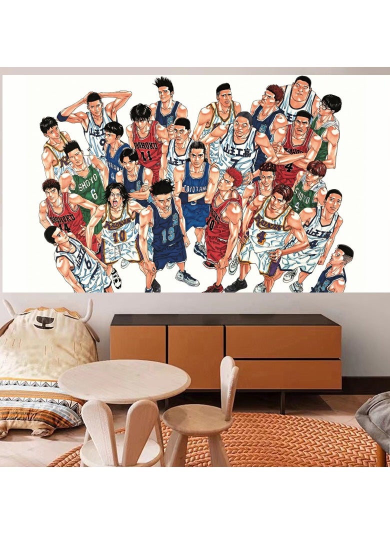 KUYING New Slam Dunk Master Extra Large Room Bed Decoration Wall Cloth 