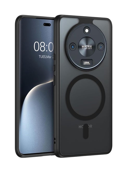 Compatible with Honor X9C Smart Case Cover, Compatible with MagSafe, Compatible with Honor X9C Smart Built-in Magnetic Anti-Shock Cell Phone Case (Black)
